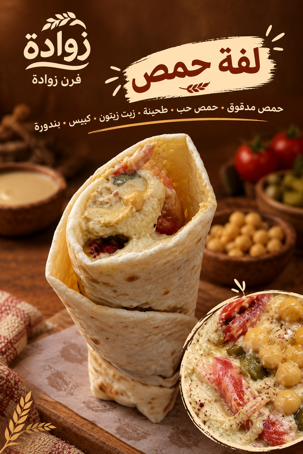 Hummus wrap